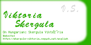 viktoria skergula business card